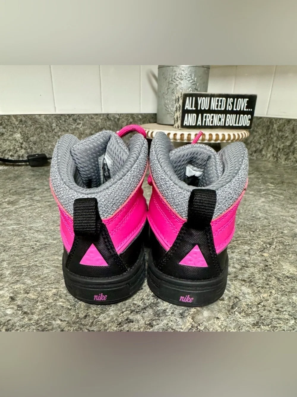 Nike Girls ACG Pink Winter Boots 7.5C
